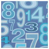 数値パターン ファブリック (クローズアップ)