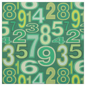 数値パターン ファブリック (見本)