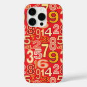 数値パターン Case-Mate iPhoneケース (裏面)