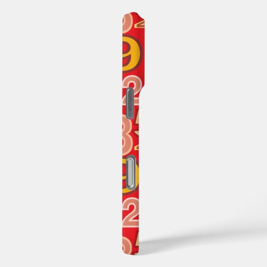 数値パターン Case-Mate iPhoneケース (裏面 / 右)