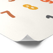 数値ポスターとプリント ポスター (角)