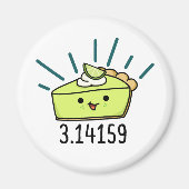 数値円おもしろい円 マグネット (正面)