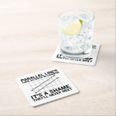 数値図形|数学先生の学生の贈り物 スクエアペーパーコースター (インサイチュ)