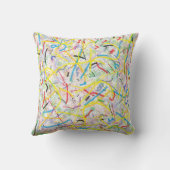 数値演算抽象芸術アート装飾用クッション クッション (裏面)