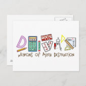 数値破壊兵器 ポストカード (正面/裏面)