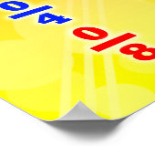 数値行の分数=ポスター/いかり・チャート ポスター (角)