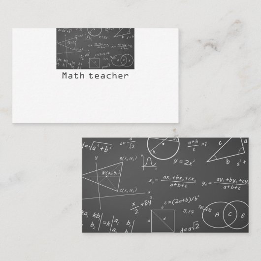 数値計算先生 名刺 (正面/裏面)