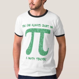 数値計算Pi Teesを常にカウント先生できます Tシャツ
