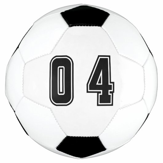 数値04 サッカーボール (正面)