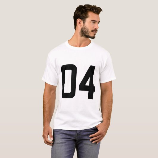 数値04 Tシャツ (正面フル)