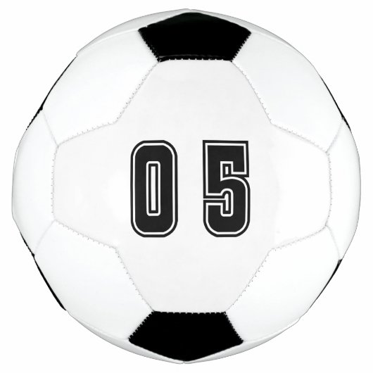 数値05 サッカーボール (正面)