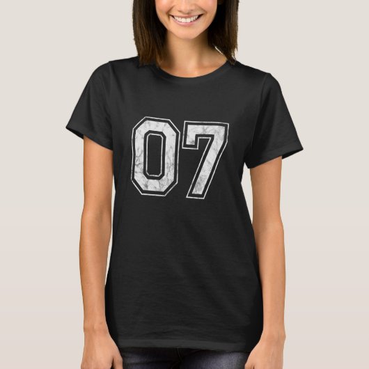 数値07 Tシャツ (正面)