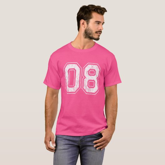 数値08 Tシャツ (正面フル)
