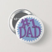 数値1パパ 缶バッジ (正面&裏面)