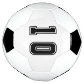 数値10 サッカーボール (回転)