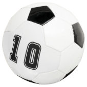数値10 サッカーボール (3/4)