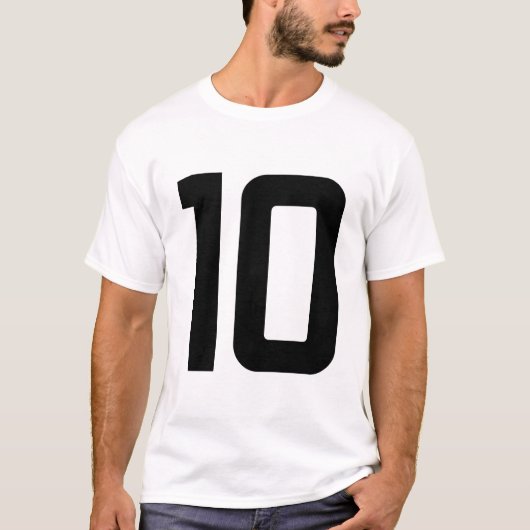 数値10 Tシャツ (正面)