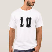 数値10 Tシャツ (正面)