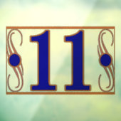 数値11 ウィンドウサイン (シート3)