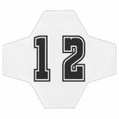 数値12 サッカーボール (フラット)