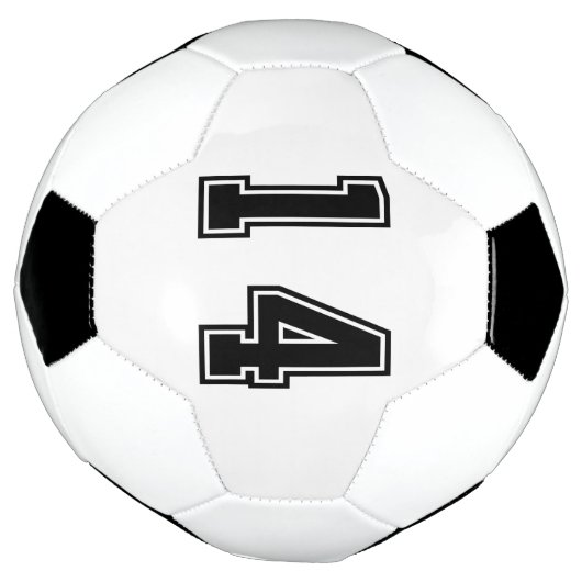 数値14 サッカーボール (回転)