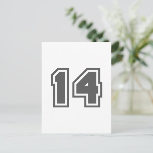 数値14 ポストカード (スタンド正面)