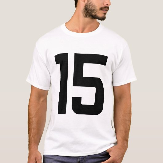 数値15 Tシャツ (正面)