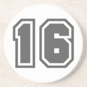 数値16 コースター (正面)