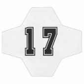 数値17 サッカーボール (フラット)