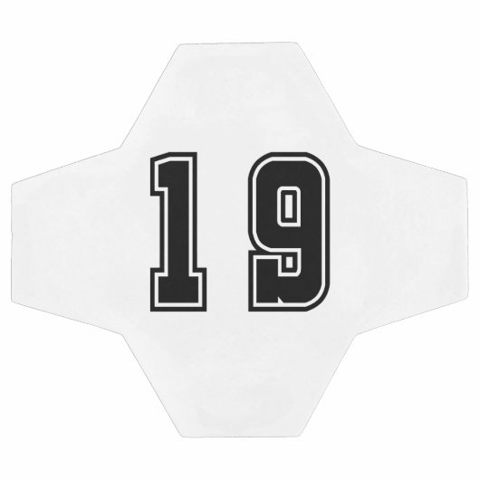 数値19 サッカーボール (フラット)