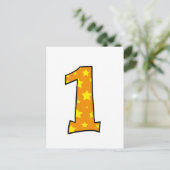 数値1 ポストカード (スタンド正面)