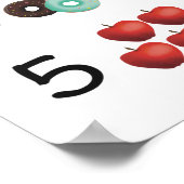 数値1-10 ポスター (角)