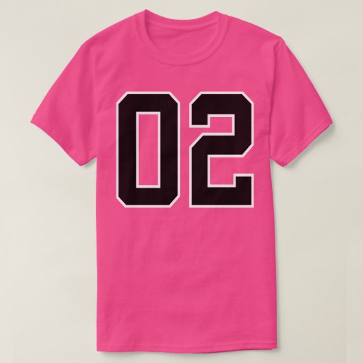 数値1 Tシャツ (デザイン正面)