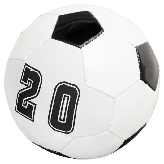 数値20 サッカーボール (3/4)