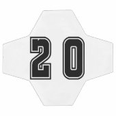 数値20 サッカーボール (フラット)