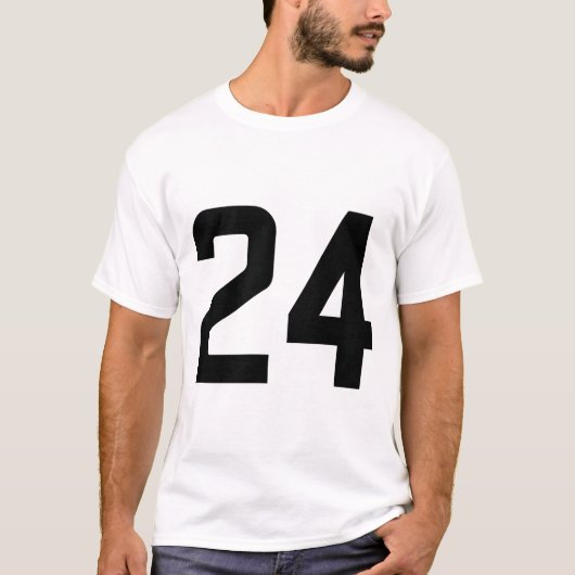 数値24 Tシャツ (正面)