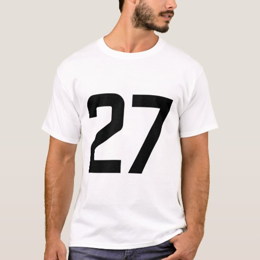 数値27 Tシャツ (正面)