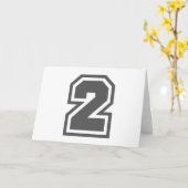 数値2 カード (黄色い花)