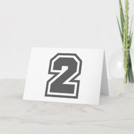 数値2 カード