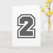 数値2 カード (黄色い花)