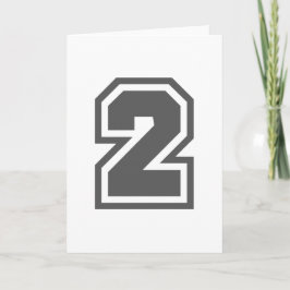 数値2 カード