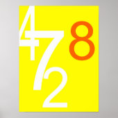 数値2 ポスター (正面)