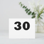 数値30 ポストカード (スタンド正面)