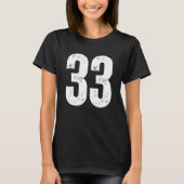 数値33 Tシャツ (正面)