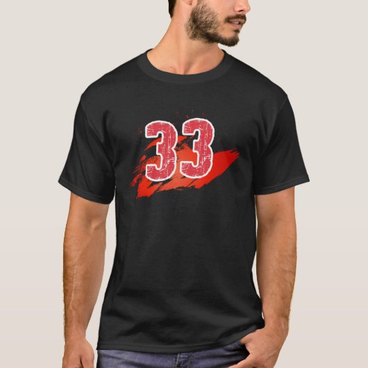 数値33 Tシャツ (正面)