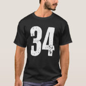 数値34 Tシャツ (正面)