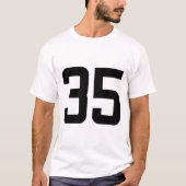 数値35 Tシャツ (正面)