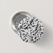 数値3 缶バッジ (正面&裏面)