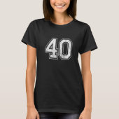 数値40 Tシャツ (正面)