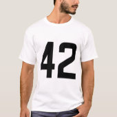 数値42 Tシャツ (正面)